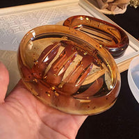 Jabonera ovalada de resina de silicona, caja de jabón con agujeros, manualidades, decoración del hogar, bandeja de joyería, molde de fundición epoxi - Arteztik
