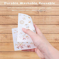 Koogel 7 plantillas de Navidad, incluye 3 plantillas de invierno y 4 plantillas de vacaciones, plantilla de plástico para planificador, diario, tarjeta, bricolaje, dibujo, pintura, proyectos de manualidades - Arteztik
