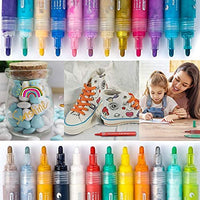 Bolígrafos de pintura acrílica para pintura de rocas, cerámica, vidrio, madera, tela, lienzo, tazas, suministros para manualidades de bricolaje, álbumes de recortes, tarjetas. Juego de rotuladores acrílicos - Arteztik
