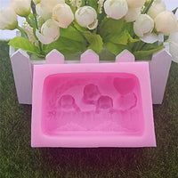 Moldes de silicona 3D para jabón de perro, moldes para velas de chocolate, pasteles, fondant, pasteles, perros, moldes - Arteztik
