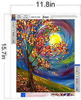 Kit de pintura de diamante 5D para adultos y niños, broca completa, redonda, con diamantes de imitación, arte abstracto, pintura al óleo, perfecto para decoración de la pared del hogar, regalo (12 x 16 pulgadas) - Arteztik
