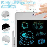 KOKODI - Tableta de escritura LCD de 8,5 pulgadas de color Doodle Board Dibujo Tablet, bloc de dibujo electrónico con función de bloqueo, juguetes educativos y de aprendizaje para niñas de 3, 4, 5 y 6 años (azul) - Arteztik
