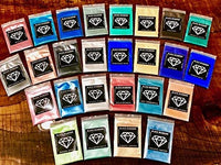 26 colores 0.07 oz cada paquete variado 2 pigmentos en polvo de mica (epoxi, resina, jabón, colorante) pigmentos de diamante negro. - Arteztik
