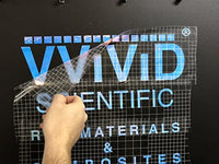 Alto Brillo Transferencia de vinilo transparente rollo de papel autoadhesiva W/Red respaldo 3 mil - Arteztik
