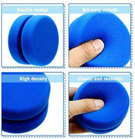 4 Pieces Paint Sponge Applicator Watercolors Sponges Applicator Artist Paint Sponge with 4 Mesh Bags for Painting Crafts Household (Blue, Red Sponge) - Arteztik
