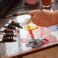 Juego de pintura acrílica de Colore – perfecto para pintar lienzos, arcilla, tela, arte de uñas y cerámica – ricos pigmentos con calidad duradera – ideal para principiantes, estudiantes y artistas profesionales – 24 colores - Arteztik
