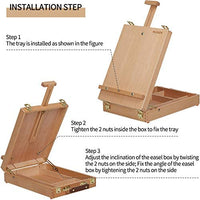 MEEDEN - Juego de 47 piezas de pintura acrílica, kit de pintura acrílica con caballete de madera de haya, pinturas acrílicas de 24 × 0.4 fl oz, 12 pinceles acrílicos y suministros de arte adicionales para artistas, aficionados y principiantes - Arteztik
