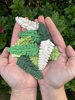 100 hojas de helecho mixtas de 2.756 x 1.181 in de papel de morera para álbumes de recortes de boda muñeca de suministros de casa - Arteztik
