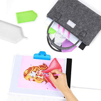 MACTING - Tablero de luz LED A4 para pintura de diamantes, caja de luz ultrafina, con bolsa de transporte, cable USB, brillo regulable y soporte ajustable, herramientas de dibujo ligero para adultos y niños - Arteztik
