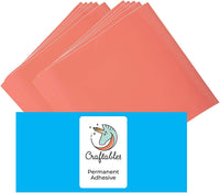 Craftables Hojas de vinilo adhesivo permanente de 12 x 12 pulgadas - Arteztik
