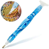 Bolígrafo de resina pintado a mano con diamantes, bordado de diamantes 5D bricolaje, hecho a mano, bolígrafo perforador de diamantes de fantasía, herramienta para coser y arte de uñas - Arteztik
