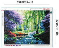 Kit de pintura NEILDEN 5D de diamantes, para adultos, para trabajos manuales, pintura de bordado con diamantes de imitación, pintura de punto de cruz, manualidades para decorar la pared del hogar, 30x40 cm - Arteztik
