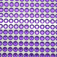 2520 pegatinas de diamantes de imitación, 5 hojas de 0.236 in, autoadhesivas, con gemas de colores, para manualidades, cuerpo, festivales de maquillaje, carnaval (morado oscuro) - Arteztik
