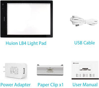 Almohadilla de luz y caja de luz led de 17,7 pulgadas Tracing Artcraft Huion - Arteztik
