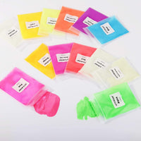 LET'S RESIN 13 colores brillan en la oscuridad pigmento en polvo, resina epoxi pigmentos luminosos para limo, uñas, resina epoxi pintura acrílica, arte fino y manualidades de bricolaje, 0.35 oz cada uno - Arteztik
