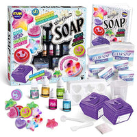 Kit de fabricación de jabón para niños, kit de ciencia FunKidz para hacer tu propio jabón con purpurina de cristal colorido con suministros para hacer jabón para niñas a partir de 6 años y más, kits de manualidades ideales para regalos para fiestas de cum - Arteztik
