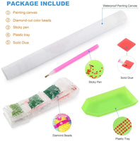 Stalente - Kit de pintura de diamantes por número, diseño de pájaros con taladro redondo, bordado de Navidad, bricolaje, punto de cruz, manualidades, suministros para decoración de pared del hogar (13.77 x 17.71 pulgadas) - Arteztik

