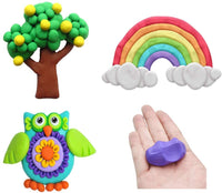 Kit de arcilla de polímero, 36 arcillas de modelado de colores perfectos, arcilla de modelado de proceso de bricolaje, viene con kit de herramientas y kit de accesorios, antiadherente, no tóxico, ideal para manualidades para niños. - Arteztik
