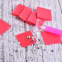 Jovitec - Juego de 50 piezas de pegamento para pintar con arcilla y diamantes para pintura de arcilla bordada - Arteztik

