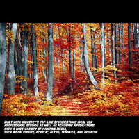 Markin Arts Classic Series pintura al óleo de lona con triple titanio acrílico, sin ácidos ni decoloración, 100 % algodón, peso medio, 10 onzas, 8 x 10 pulgadas, Algodón, Paquete de 10 - Arteztik
