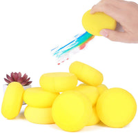 XERGUR 25 esponjas de pintura redondas de 3.0 in para acuarela, manualidades, cerámica, cerámica, pintura facial y hogar - Arteztik
