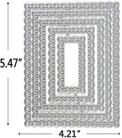 Plantillas de corte de metal para plantillas de troquelado, herramienta de grabación en relieve para álbumes de papel, tarjetas, álbumes de recortes, manualidades, troqueles grabados (estrellas) - Arteztik

