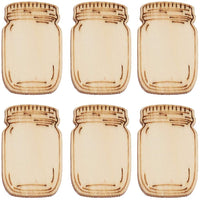 Amosfun - 30 piezas de madera para tarros de masón, adornos de manualidades para manualidades, manualidades - Arteztik
