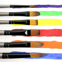 Mont Marte, pinceles para pintura acrílica serie Gallery, 6 unidades - Arteztik
