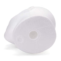 Foraineam - Juego de 2 cabezales de espuma de poliestireno masculino de 11.0 in, maniquí de espuma para pelucas, sombreros y gafas - Arteztik
