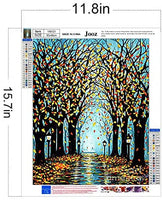 Kit de pintura de diamante 5D para adultos y niños, broca completa, redonda, con diamantes de imitación, arte abstracto, pintura al óleo, perfecto para decoración de la pared del hogar, regalo (12 x 16 pulgadas) - Arteztik
