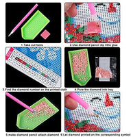 Kit de pintura de diamantes de imitación para decoración del hogar UPINS 5D, 10 x 14 pulgadas - Arteztik
