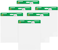 Rotafolios Post-it, 25 x 30 pulgadas, blanco reciclado, rotafolios con 30 hojas, Blanco - Arteztik
