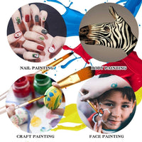 AAPOZZ - Juego de 15 pinceles de pintura para artistas, con estuche de transporte pop-up, cuchillo de pintura, esponja y paleta de colores, para acrílico, acuarela, gouache y aceite, para artistas, estudiantes, adultos y niños - Arteztik
