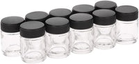 KKmoon 10pcs aerógrafo Botellas & de PP 3/4oz 22 cc Air Brush Botella tarros de vidrio con tapa de plástico (utilizando en aerógrafos - Arteztik
