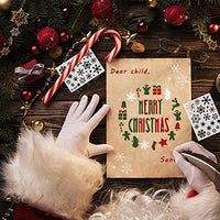 Koogel 7 plantillas de Navidad, incluye 3 plantillas de invierno y 4 plantillas de vacaciones, plantilla de plástico para planificador, diario, tarjeta, bricolaje, dibujo, pintura, proyectos de manualidades - Arteztik
