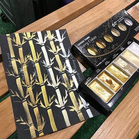 Kuretake GANSAI TAMBI Acuarela Estrellada, Perla, GEM 6 Colores Triple Pack, Oro, Plata, mica, Creamy-Smooth, Artesanía, Calidad Profesional de Tinta de Pigmento para Artistas y Artesanía, Certificado AP, - Arteztik
