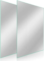 Millcraft Products - Espejos de cristal de repuesto para marcos de fotos, 5 x 7 y 8 x 10 pulgadas, espejos de repuesto para marcos, ideal para collage, artes y manualidades, proyectos de bricolaje (5 x 7) - Arteztik
