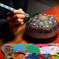 Juego de 32 herramientas de punteado de mandala, kit de plantillas de punteado de pintura de mandala de Ofilon, bolígrafo y lápiz capacitivo, herramientas de arte para pintar rocas, arcilla de cerámica, manualidades, colorear, dibujo, pintura de uñas. - Arteztik
