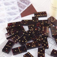 ZULIN Moldes de resina para Domino Casting Epoxy Silicona Molde Doble 6 Dominó Clásico Juego de Dominó Artesanía Herramientas para Domino DIY Resina Artesanía - Arteztik
