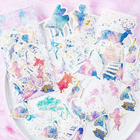 Pegatinas de piano, notas musicales, niña de baile, ángel dorado azul (60 piezas) para decoración de álbumes de recortes, calendarios, arte, manualidades, álbum, diario de balas, pegatinas de carta. - Arteztik
