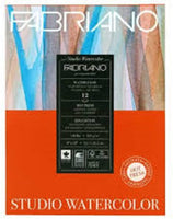 Fabriano Studio - Bloc de papel acuarela (9 x 12 HP, 10.58 oz/m², 140 lb) - Arteztik
