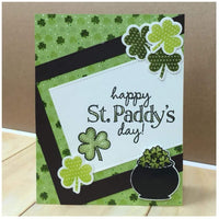 Los sellos de la vida shamrocks4us sellos transparentes para tarjetas y álbumes de recortes (4 x 6 inch hoja) por Stephanie Barnard – día de San Patricio y tréboles - Arteztik
