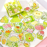 Doraking 300 pegatinas para decoración de conejos de dibujos animados para álbumes de recortes Bujos, 6 temas bonitos conejos pegatinas (amarillo) - Arteztik
