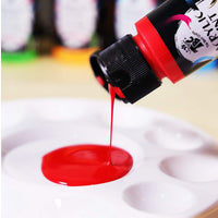TBC The Best Crafts juego de pintura acrílica premium, 24 colores brillantes (2.0 fl oz, 2 oz. Pintura acrílica grande para principiantes y artistas. - Arteztik
