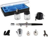 Kit de aerógrafo Timbertech ABPST06, potente compresor de aerógrafo 1/6 HP con 2 kits de pistola de aerógrafo para aerógrafo, maquillaje, estudios de uñas y tatuajes, hobby - Arteztik
