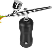 Letsport - Kit de aerógrafo inalámbrico actualizado con compresor de aire y boquilla de 0.020 in, mini aerógrafo portátil para decoración de tartas, maquillaje, diseño de uñas, tatuaje, modelos, zapatos, camisas, gris - Arteztik
