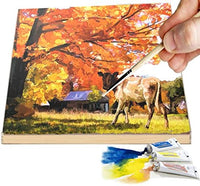 Daveliou Tablero de madera de madera de abedul 8x8-6-Pack de tableros para manualidades – Panel de madera acuñada utilizado por artistas para manualidades pintura y suministros de arte enzático - Arteztik
