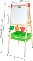 Ciro Art - Caballete de madera ajustable para niños y niñas - Arteztik
