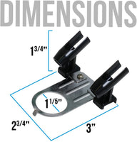 Aerógrafo Depot hd-070 simple soporte de coche para aerógrafo para Compresor y sostiene 2 aerógrafos - Arteztik
