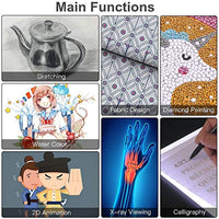 A4 caja de luz, btggg Portable LED Tracing Light Pad Arte Tatuaje regulable Brillo LED Bloc de dibujo cuadro Stencil con cable de alimentación USB [flicker-free] [Protección de los ojos de la visualización] - Arteztik
